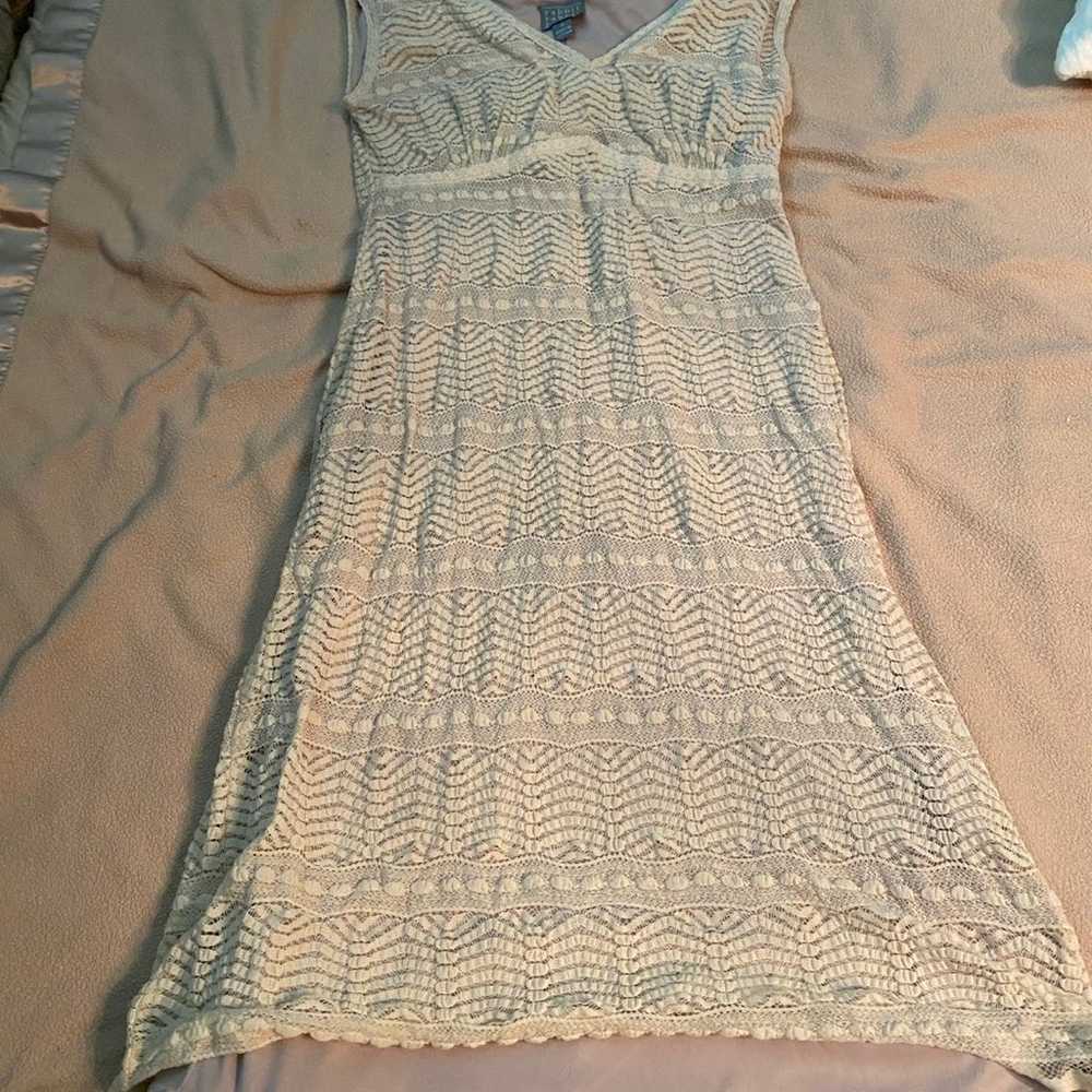 Cream Colored Lace Dress - image 2