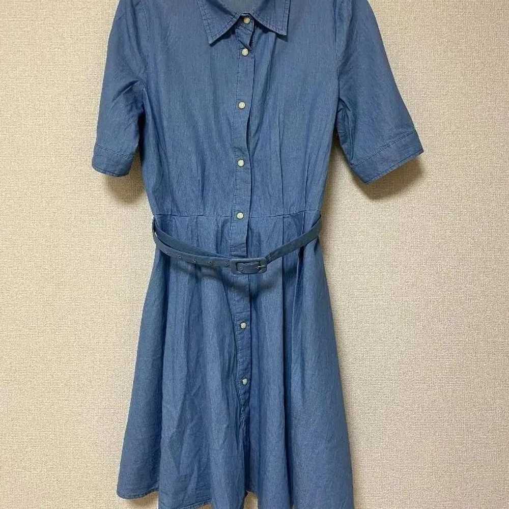 【First Come, First Served】Shirt Dress with Belt -… - image 10