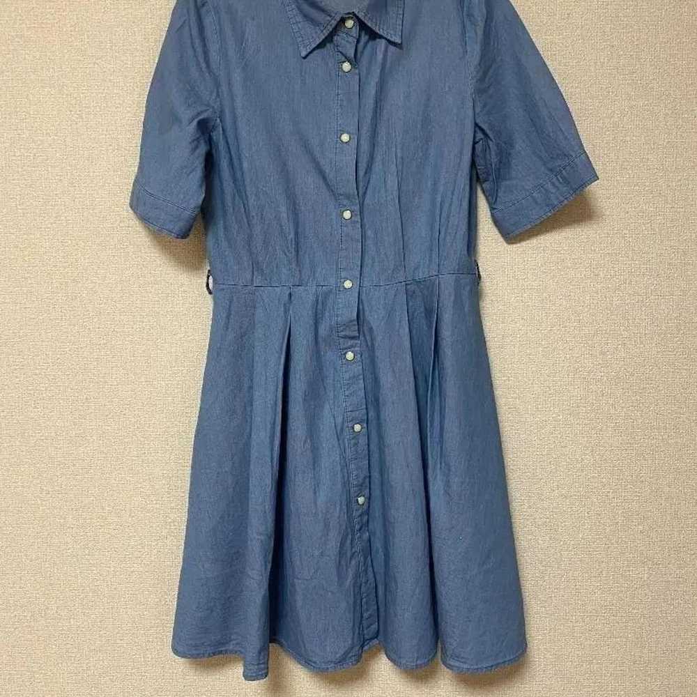 【First Come, First Served】Shirt Dress with Belt -… - image 3