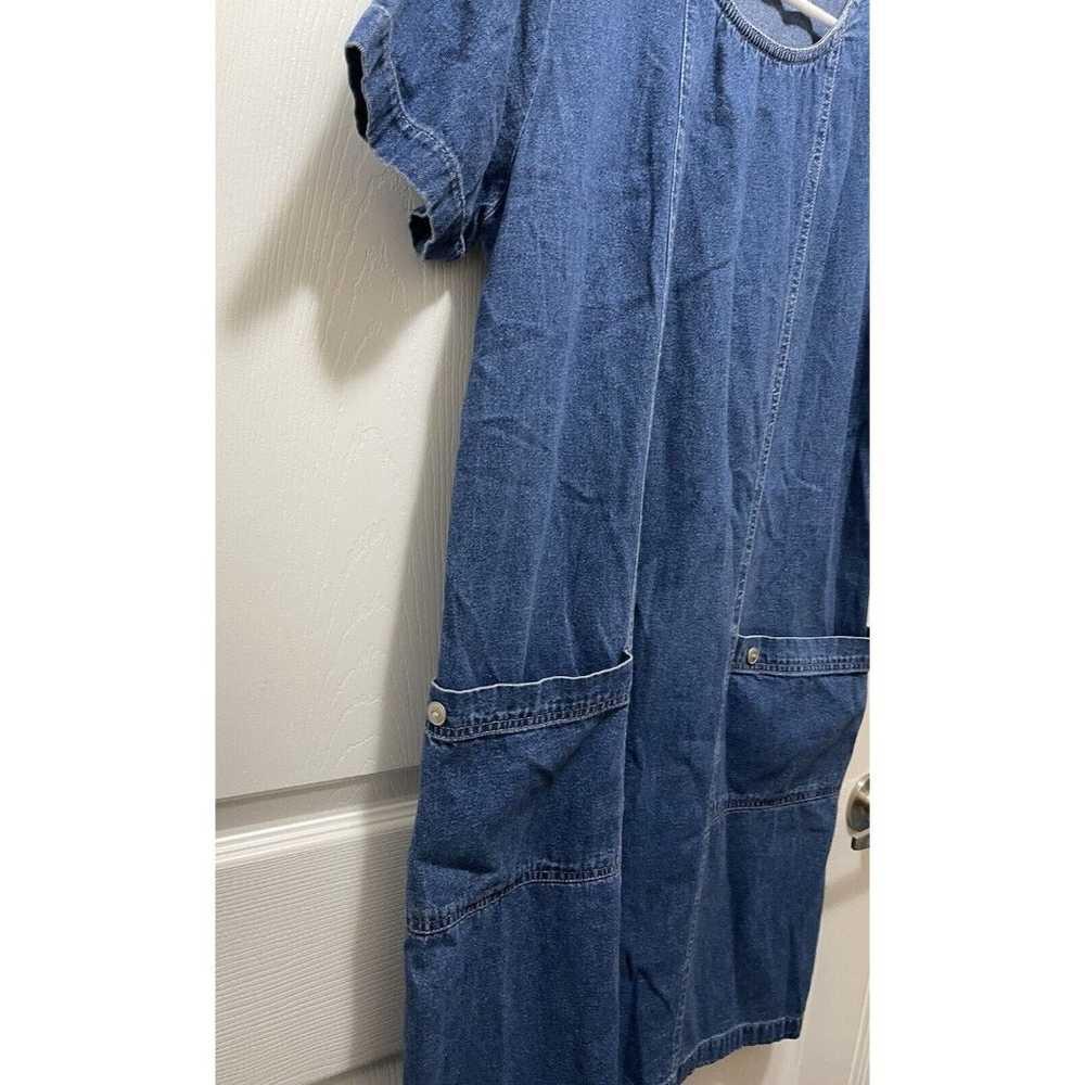 Vintage Women's Denim Jean Dress Size M TY Origin… - image 3