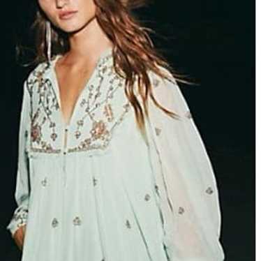 Free People Beaded mini dress or top