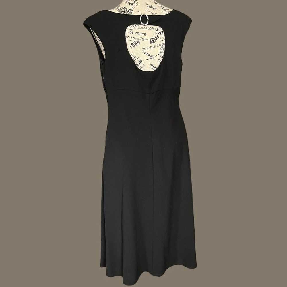 Vintage Sheri Martin New York LBD Black Dress Siz… - image 5