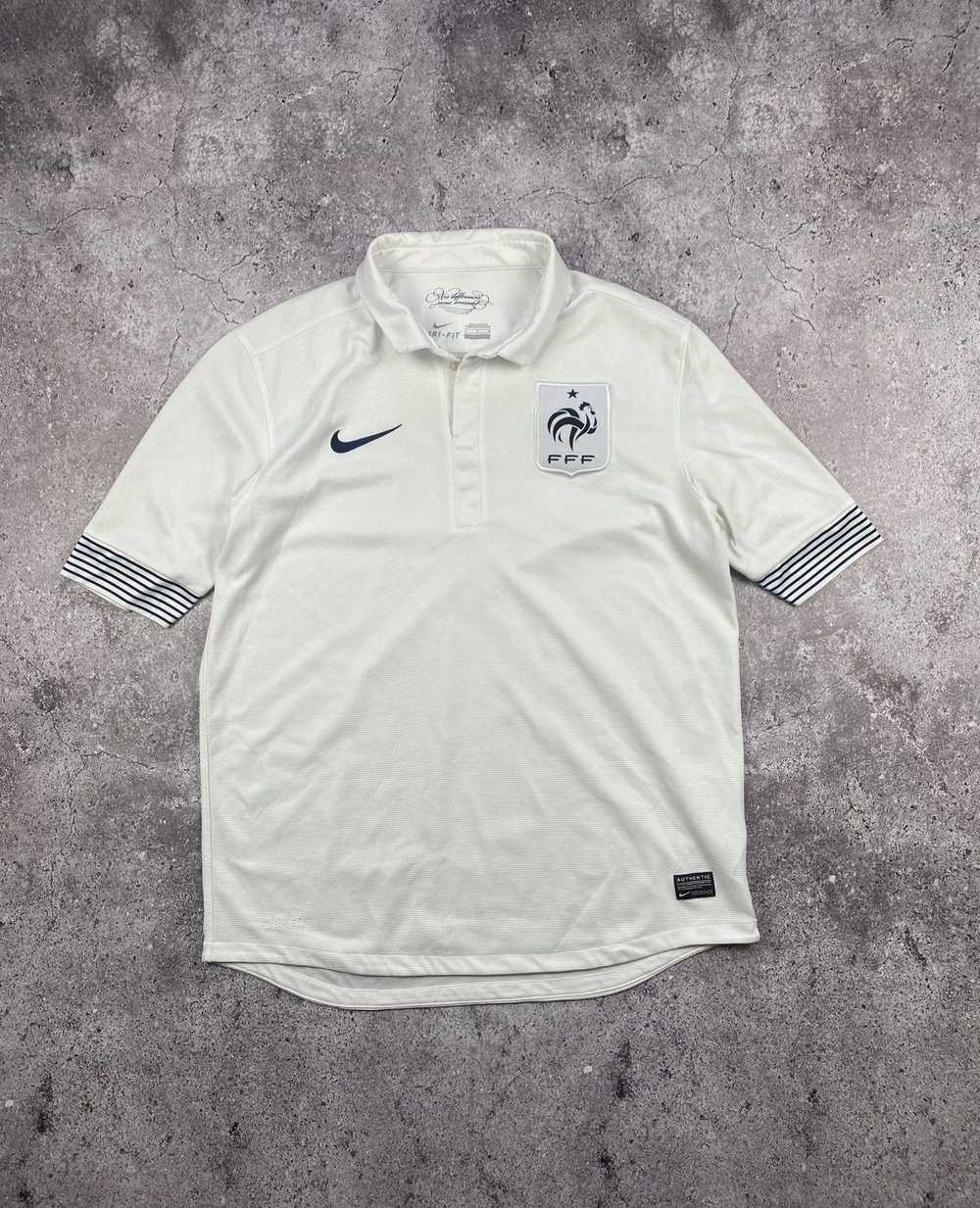 Nike × Soccer Jersey France UEFA Euro 2012 away s… - image 1