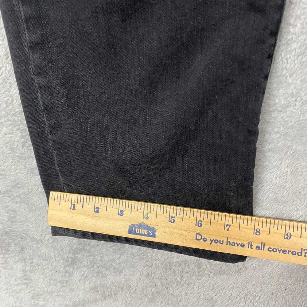 Madewell Jeans Womens 26 Black Slim Wide Leg Crop… - image 5