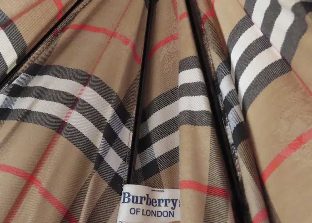 Pre 1999 Burberry Burberry's Nova Check Umbrella … - image 10