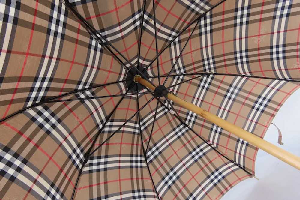 Pre 1999 Burberry Burberry's Nova Check Umbrella … - image 7