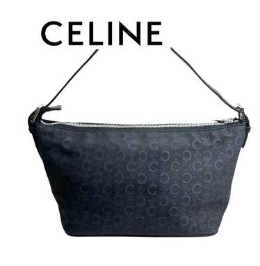 Celine C Macadam Canvas Accessory Pouch Handbag Si