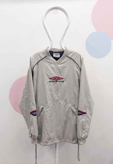 90s Vintage Umbro Pro Training Top Pebble Grey