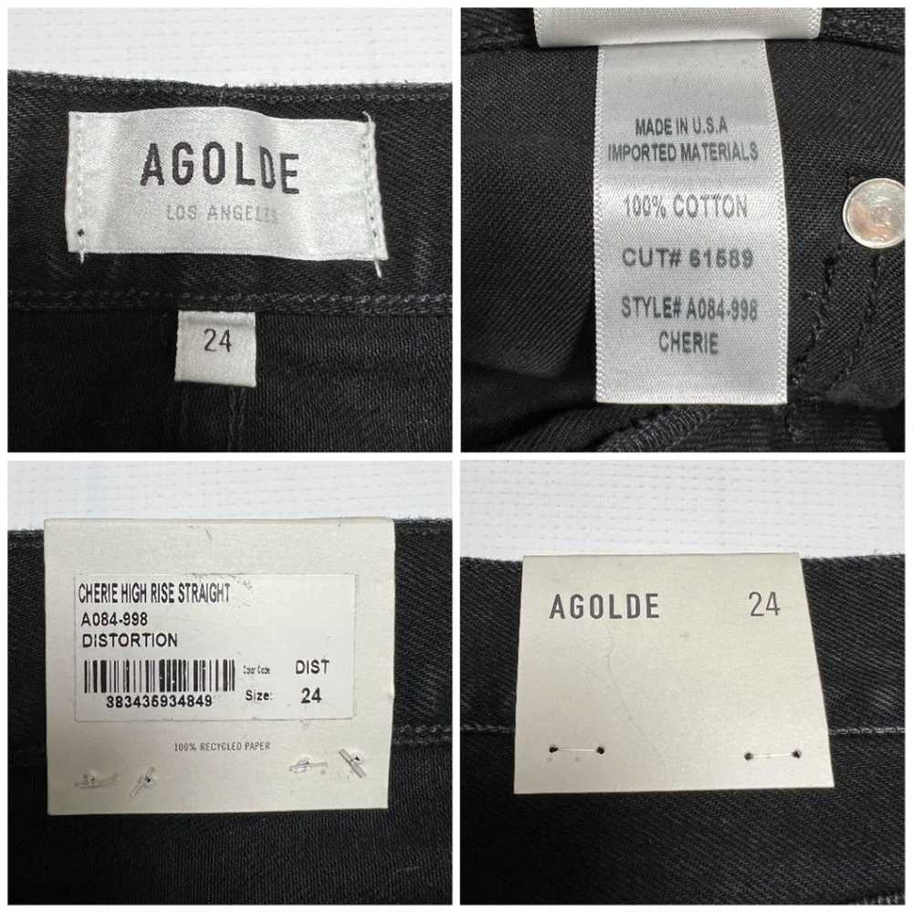 Agolde NEW AGOLDE Cherie High Rise Straight Jeans… - image 5