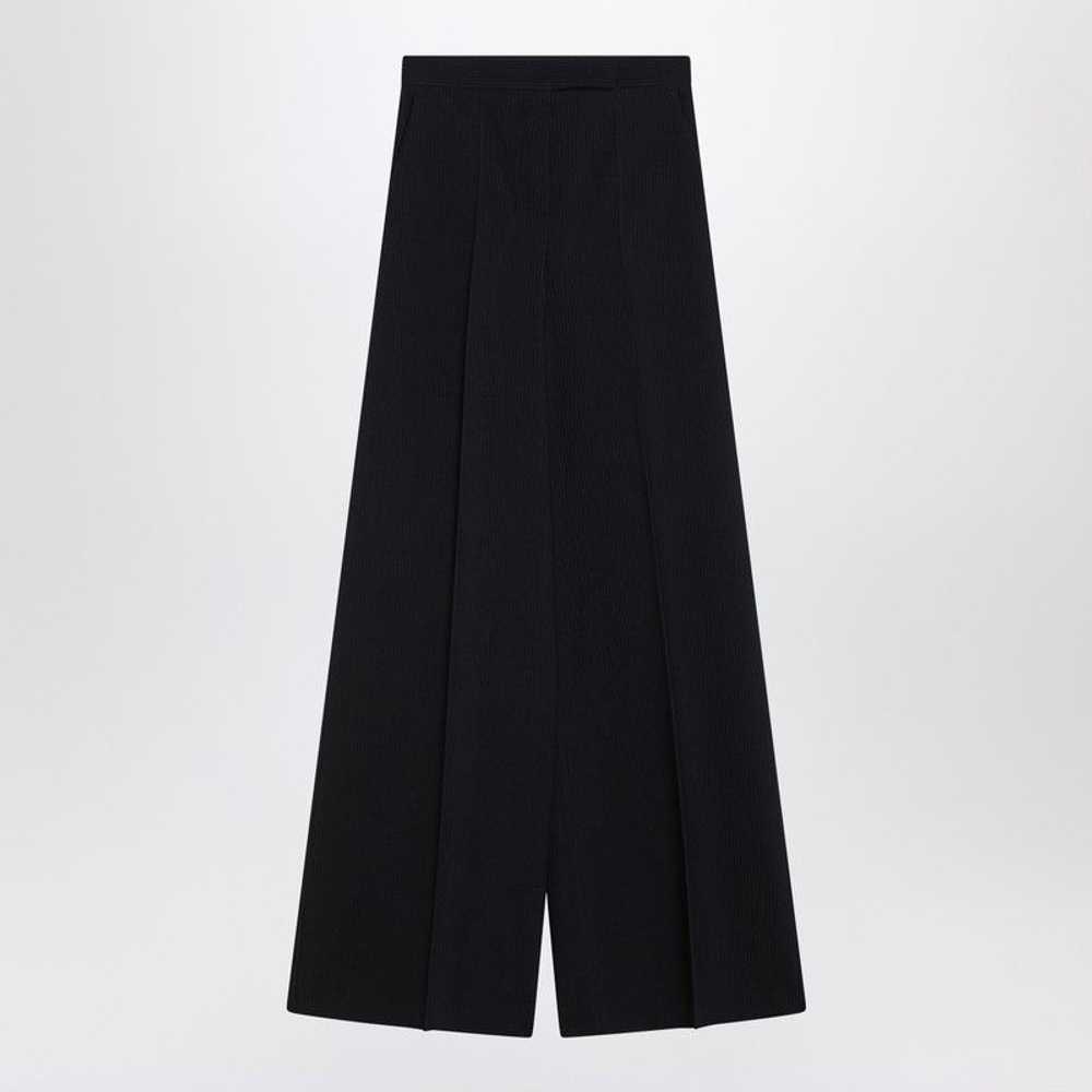 Max Mara Max Mara Wide Navy Blue Wool Pants - image 1