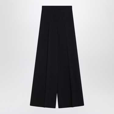 Max Mara Max Mara Wide Navy Blue Wool Pants - image 1