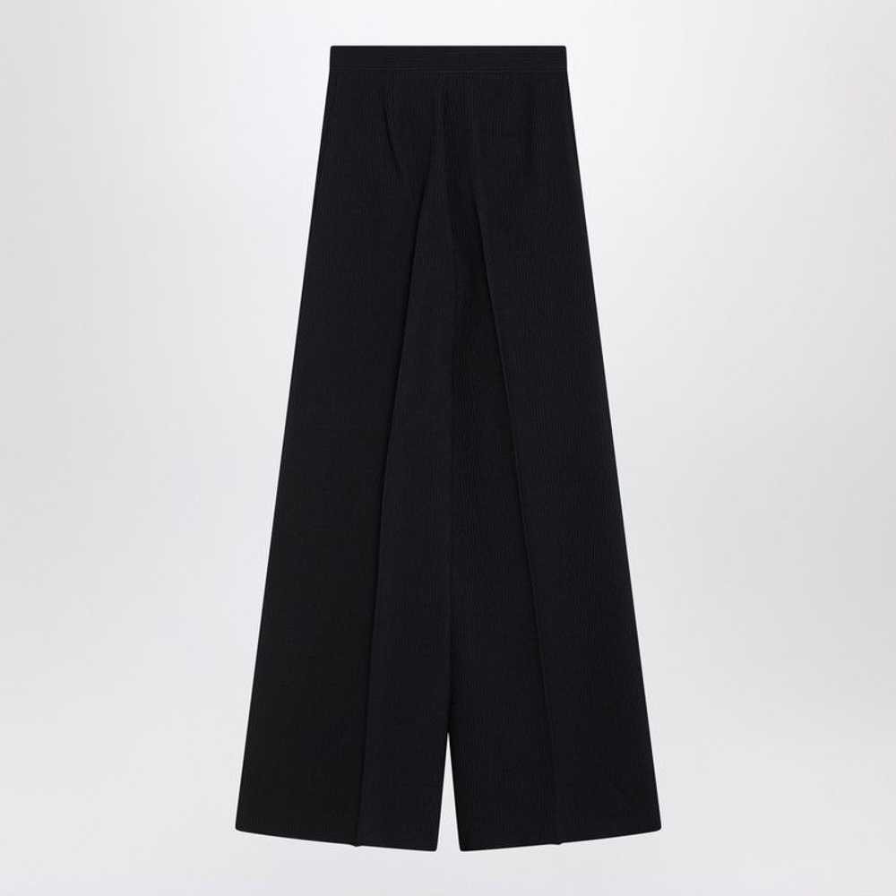 Max Mara Max Mara Wide Navy Blue Wool Pants - image 2