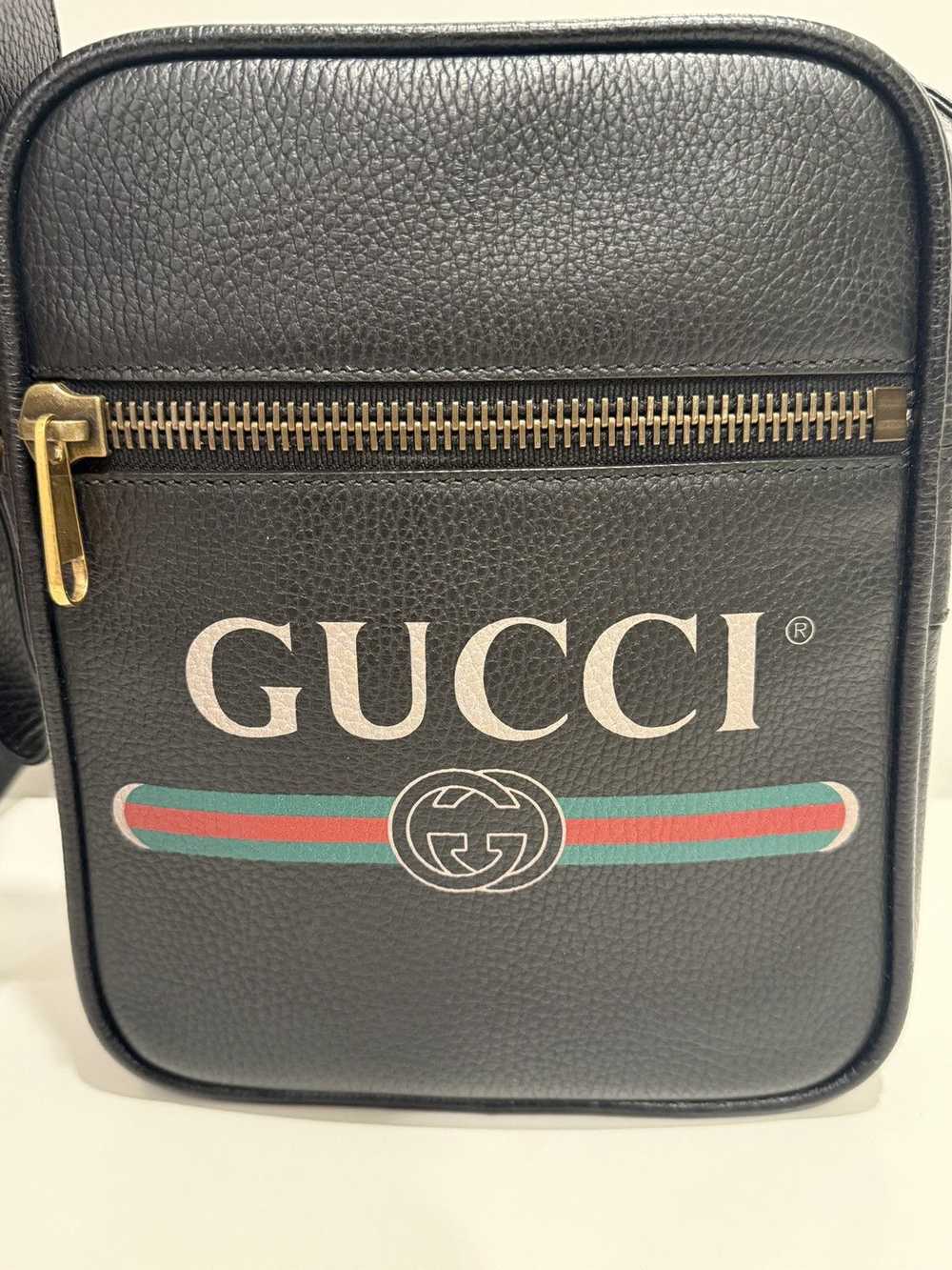 Gucci Gucci Print Messenger Bag Vintage Logo Black - image 4