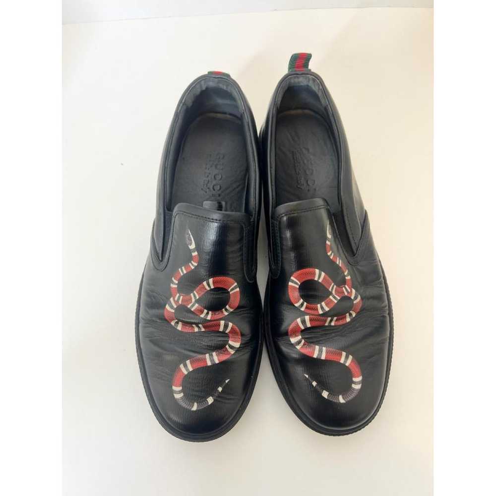 Gucci Leather low trainers - image 3