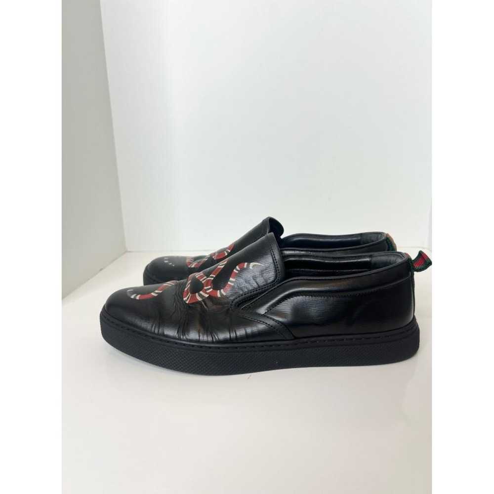 Gucci Leather low trainers - image 4