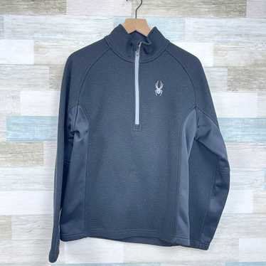 Spyder SPYDER Outbound Half Zip Sweater Black Fle… - image 1