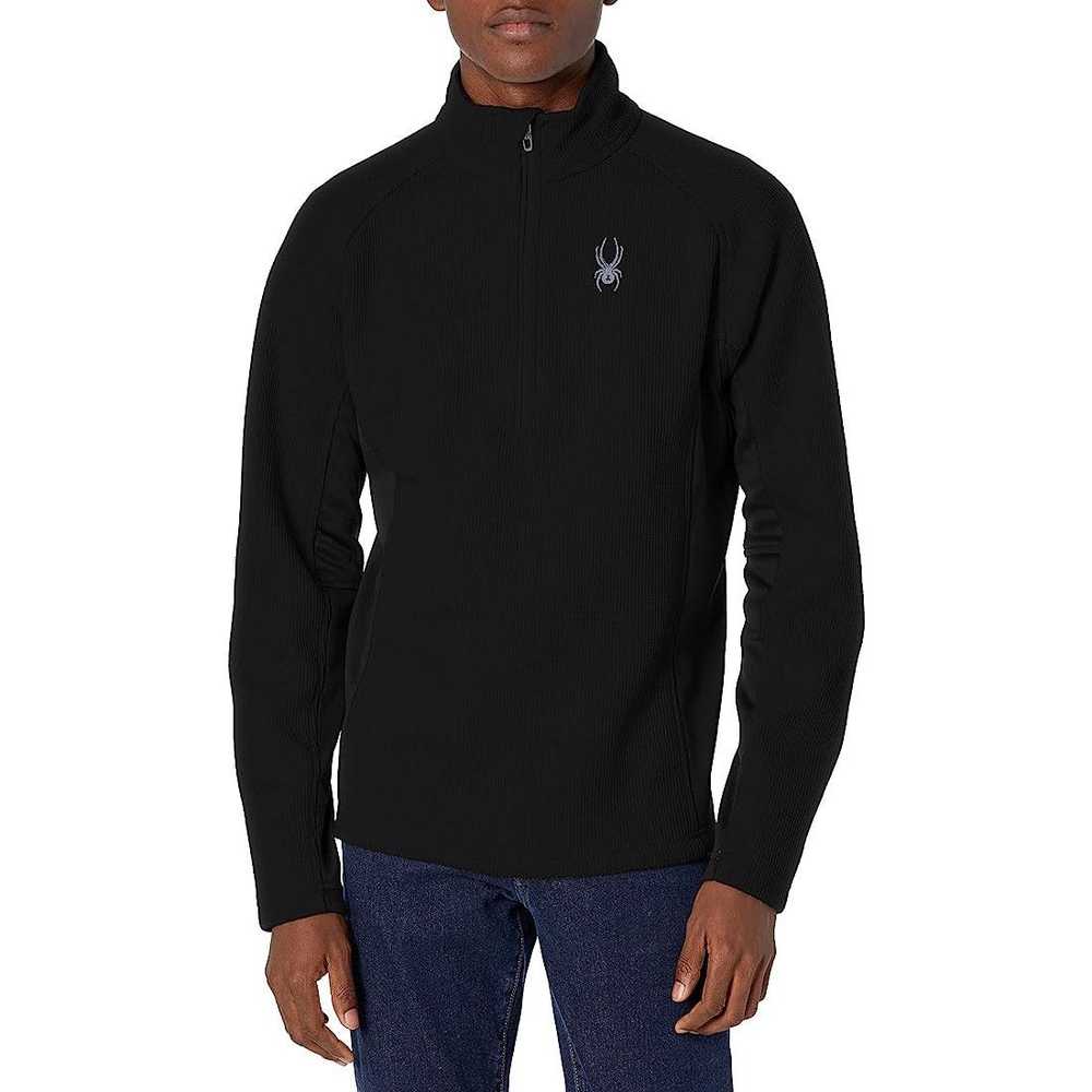 Spyder SPYDER Outbound Half Zip Sweater Black Fle… - image 8