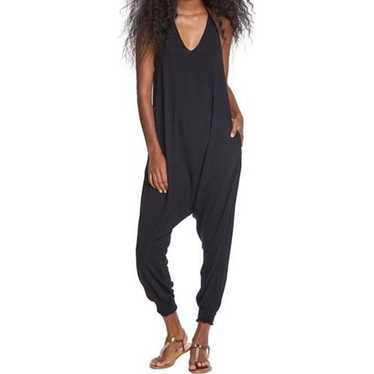 Other Buddha Pants Solid Harem Jumpsuit Halter Smo