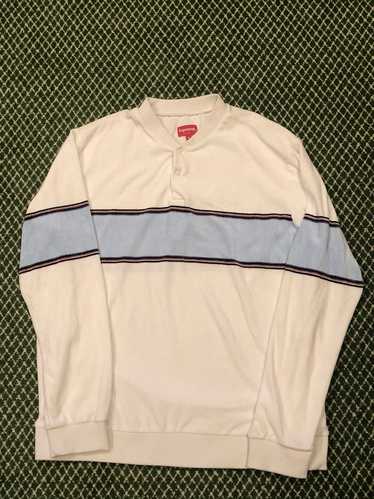 Supreme SS17 Supreme Velour Snap Henley