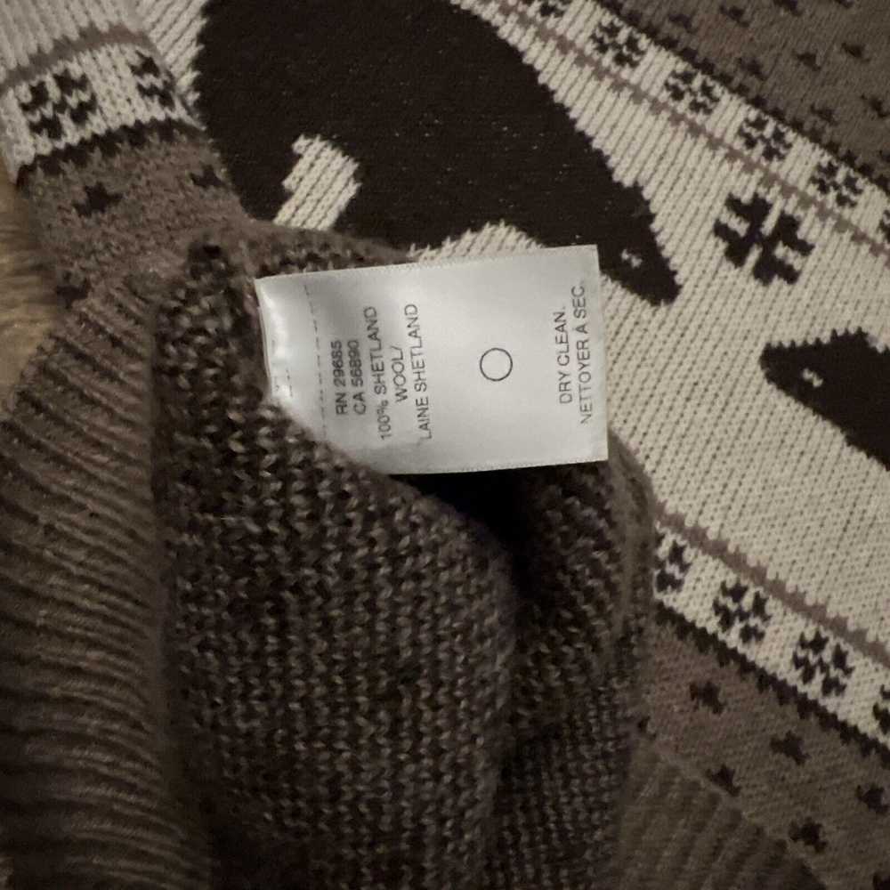 Pendleton VTG Pendleton Fair Isle Bear Sweater La… - image 11