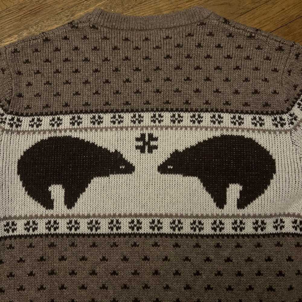 Pendleton VTG Pendleton Fair Isle Bear Sweater La… - image 9