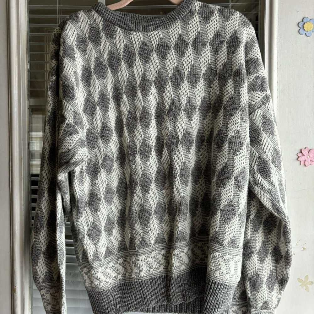 Jantzen × Vintage Vintage grandpa 90s patterned s… - image 4