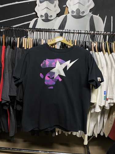 Bape Color Camo Ape Face Sta Tee