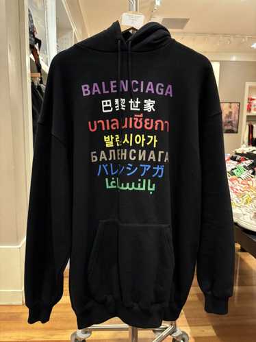 Balenciaga Balenciaga Language Hoodie ‘Black’