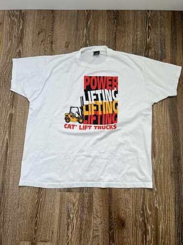 Vintage Vintage cat lift trucks powerlifting tee