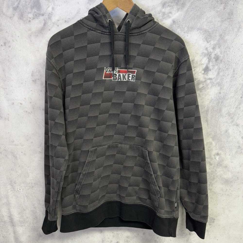 Vans Vans x Baker Hoodie Mens Small Gray/Black Sk… - image 1