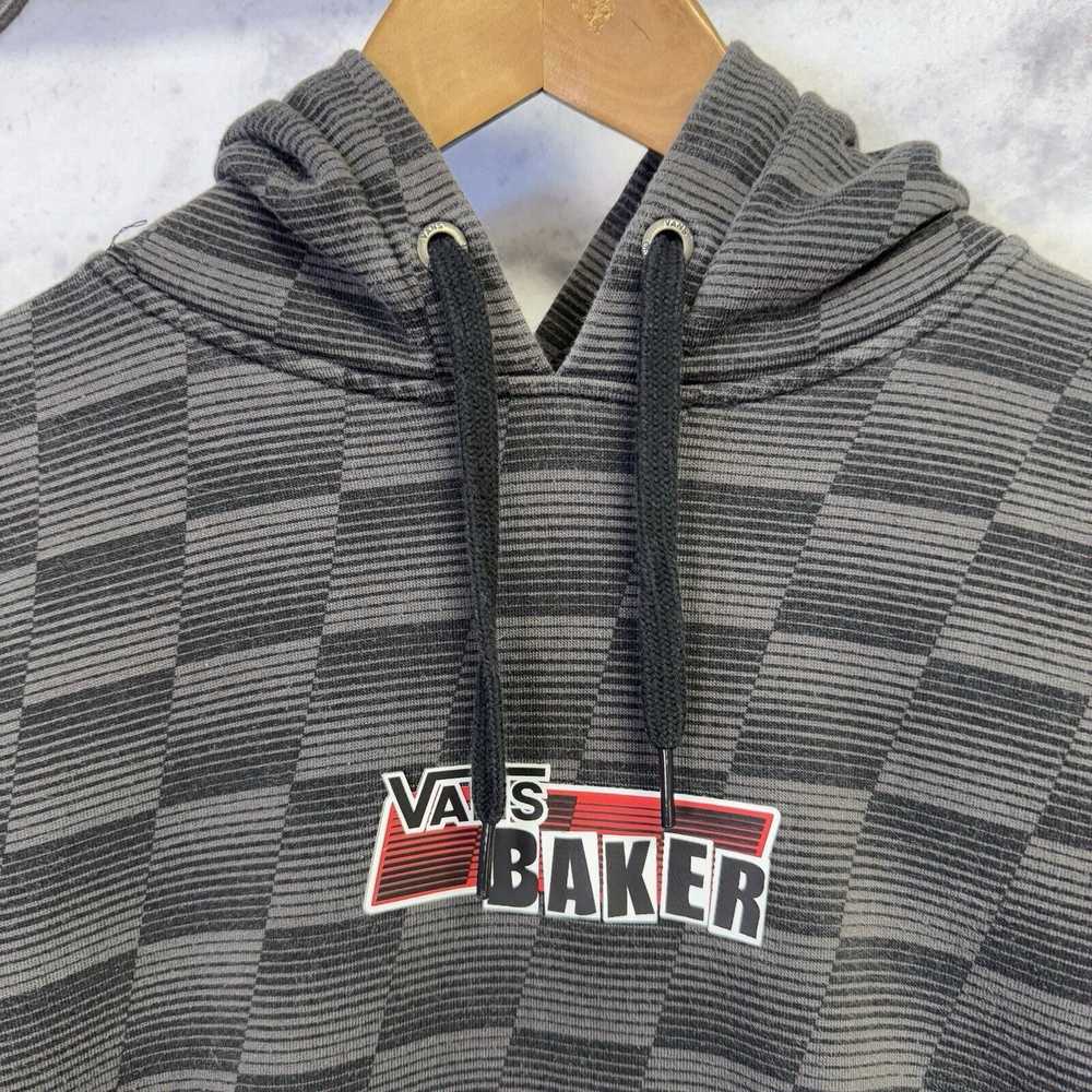 Vans Vans x Baker Hoodie Mens Small Gray/Black Sk… - image 3