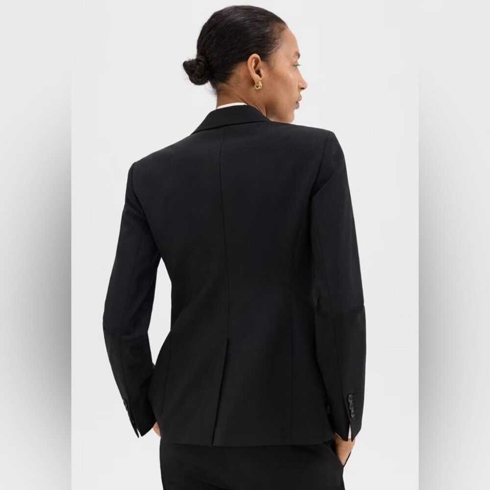 Theory Theory Slim Black Blazer in Good Wool Size… - image 2