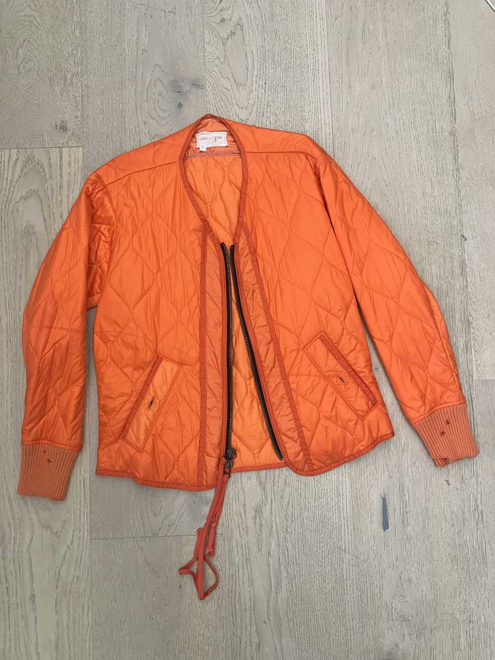 Greg Lauren $1750 Greg Lauren Orange Quilted Mode… - image 1