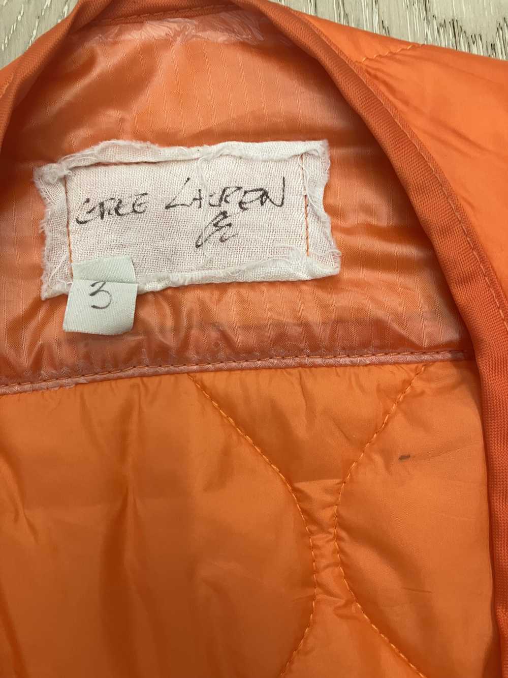 Greg Lauren $1750 Greg Lauren Orange Quilted Mode… - image 4