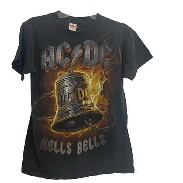 Vintage Vintage AC/DC Hells Bells Short Sleeve Ba… - image 1