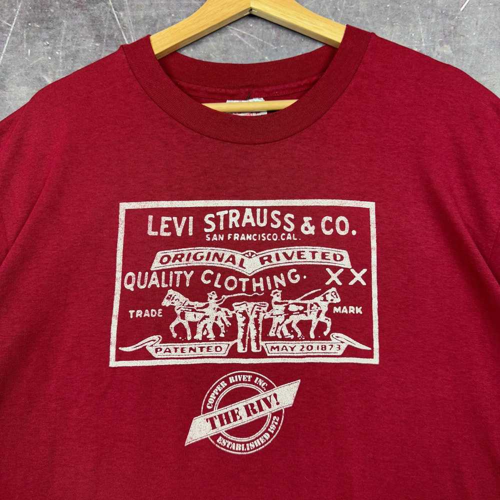 Levi's × Streetwear × Vintage 90s Red Levi Straus… - image 3