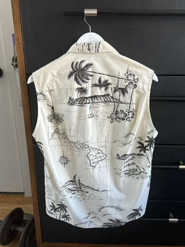 Vintage Vintage Hawaiian sleeveless button down