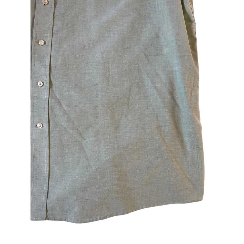 Stafford Vintage Stafford Cotton Oxford Green Shi… - image 6