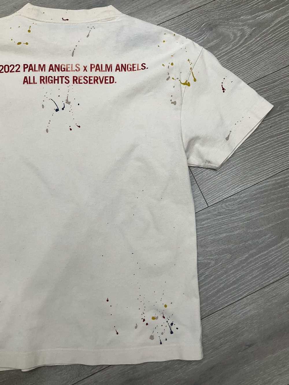 Palm Angels Palm Angels Logo Cream T-shirt - image 8