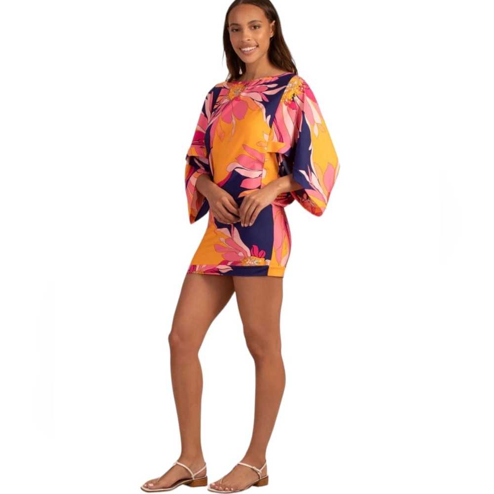 Trina Turk Trina Turk breeze swim tunic dress Flo… - image 2