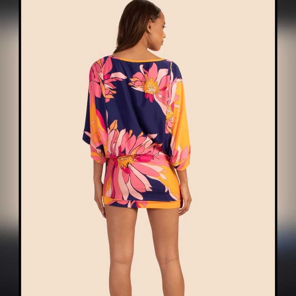 Trina Turk Trina Turk breeze swim tunic dress Flo… - image 9