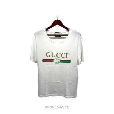 Gucci 🔴 Gucci GG Signature Web Vintage Logo T-Sh… - image 1