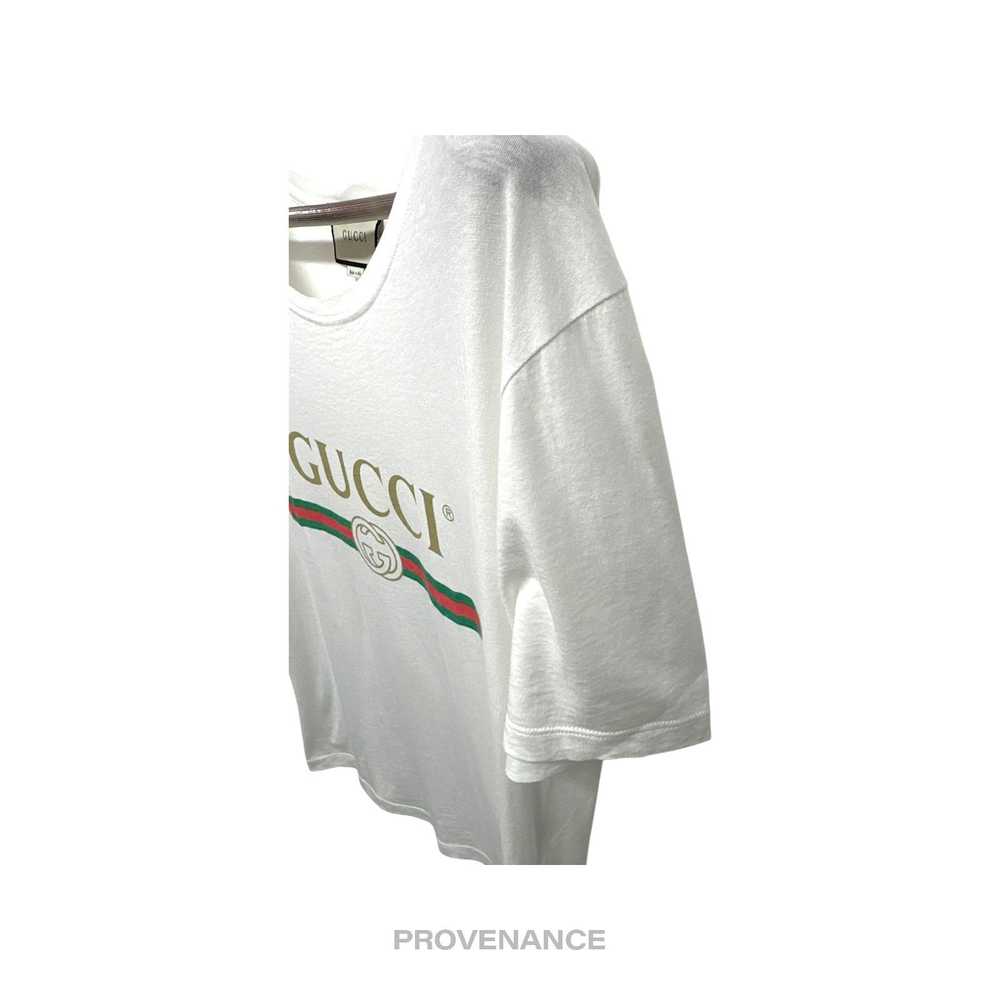 Gucci 🔴 Gucci GG Signature Web Vintage Logo T-Sh… - image 3