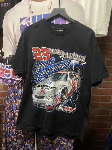 Vintage 90s Vtg nascar lighting tee size M