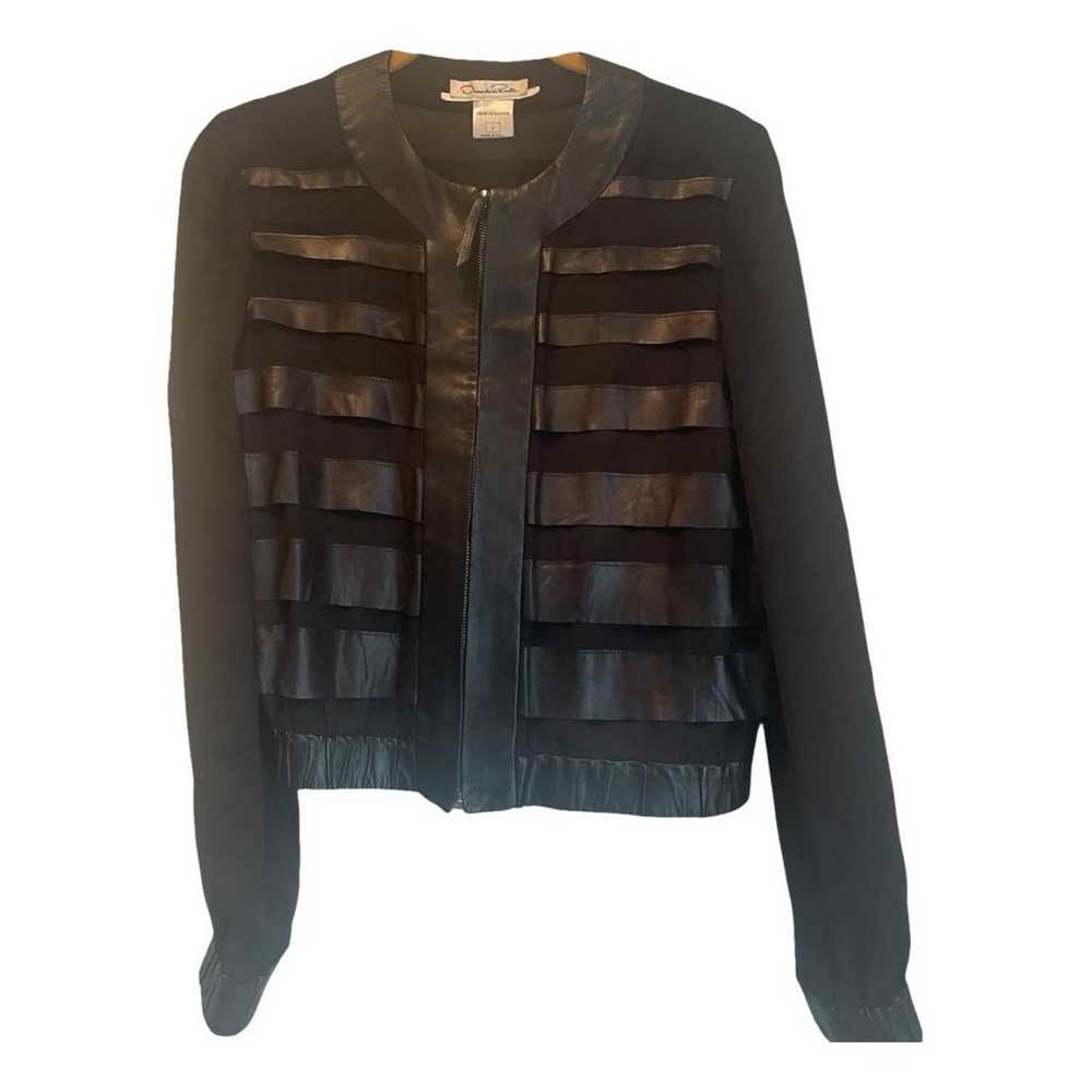 Oscar De La Renta Leather jacket - image 1