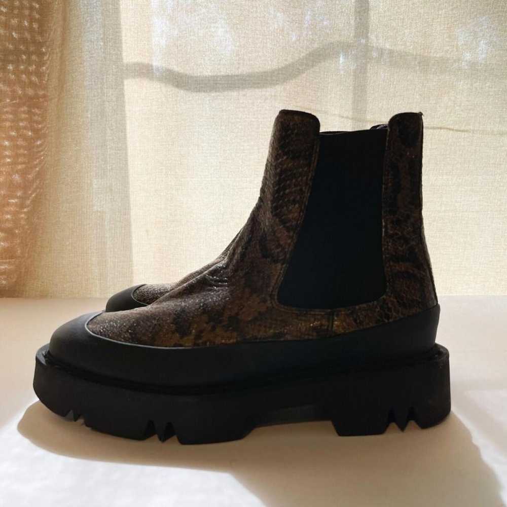 Aquatalia Python ankle boots - image 3