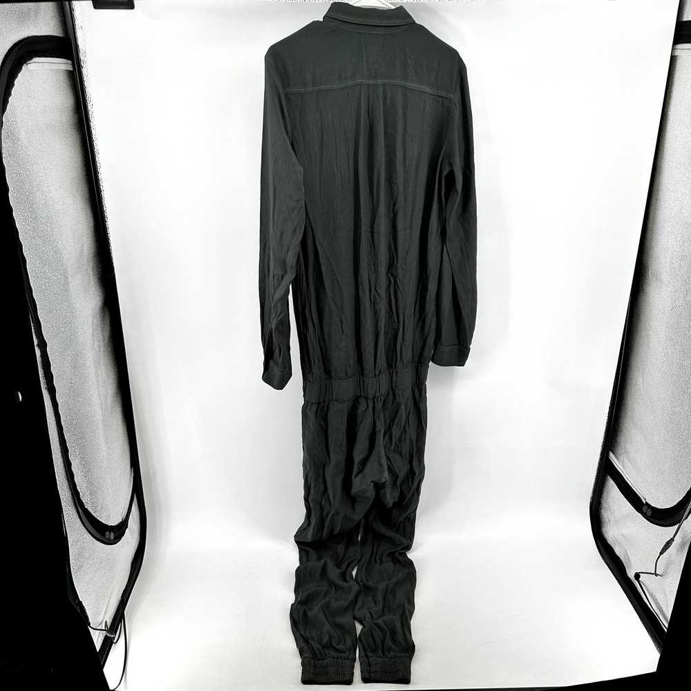 Monrow Monrow Crepe Long Sleeve Jumpsuit Button U… - image 5