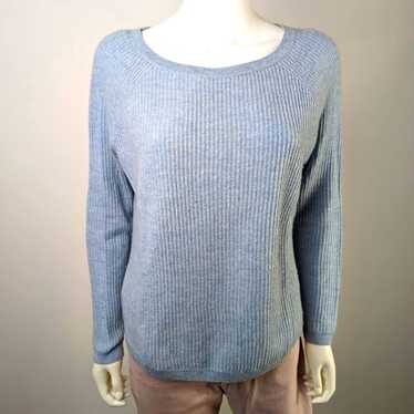 Vince Vince Blue Ribbed Sweater S