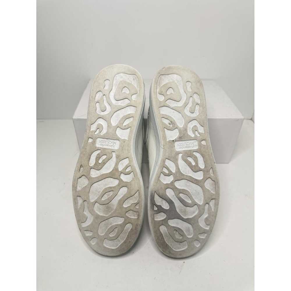 Alexander McQueen Oversize leather low trainers - image 8