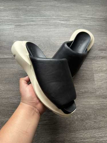 Rick Owens Rick Owens Geth Puffer Slide Black Leat